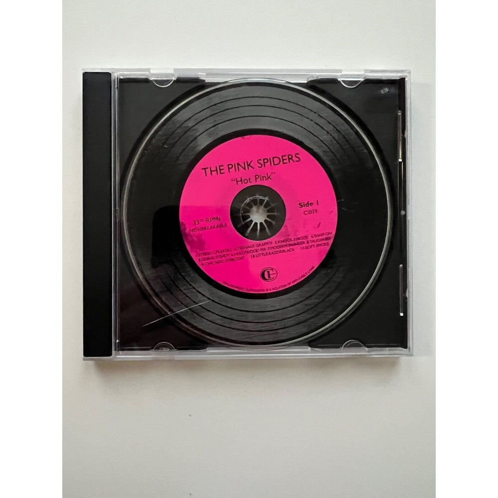 The Pink Spiders Hot Pink CD 2004 Missing Front Cover